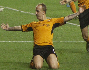 LeighG celebrates winning pen v Crawley s pic PeteH LeighG celebrates winning pen v Crawley s pic PeteH